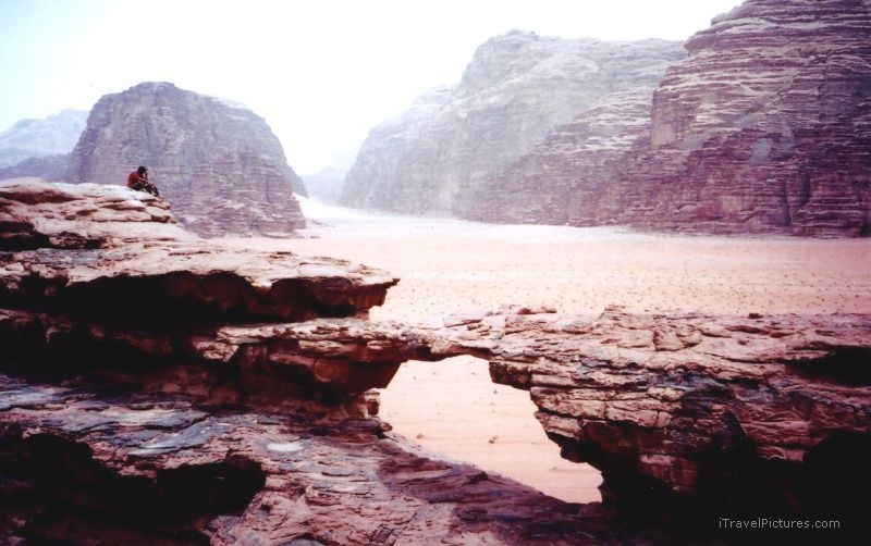 Wadi Rum natural bridge